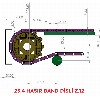 931 KİLİTLİ SÜZGEÇLİ HASIR BANT