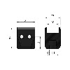 Herringbone Narrow Profile Single Vice (Spindle) - Conveyor part