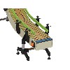  Narrow Back Vise (Without Shaft) - Conveyor part Black