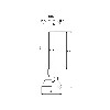 Model: 501 Plastic bottom wedge - Conveyor part M12X70X40 BASE