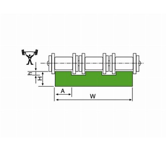 ALPOLEN® 1000 3 SIRALI ZİNCİR KIZAKLARI