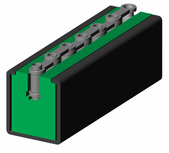 ALPOLEN® 1000 CCZ MODEL ÇELİK PROFİLİ ZİNCİR KIZAKLARI