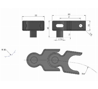 867 Earless Spine Conveyor Belt - Conveyor part