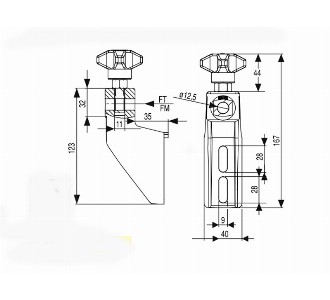  Console Full Set (Small Size) - Conveyor part 168x107mmØ12.5mm