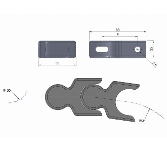870 Earless (Cardenic) Keel Belt - Conveyor part