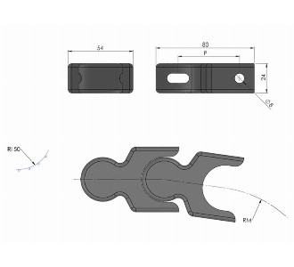 875 Earless (Cardenic) Spineless Belt - Conveyor part