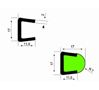 OVAL BALIK SIRTI PROFİL ALPOLEN® 1000