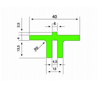 Tca Profil Alpolen 1000 - Conveyor part