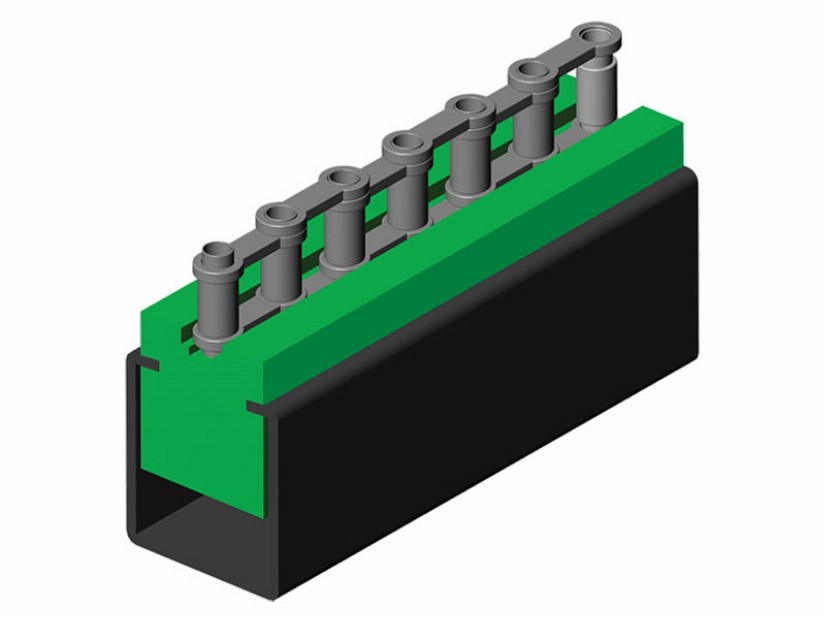 Alpolen 1000 U Model Steel Profiled Slides - Conveyor part