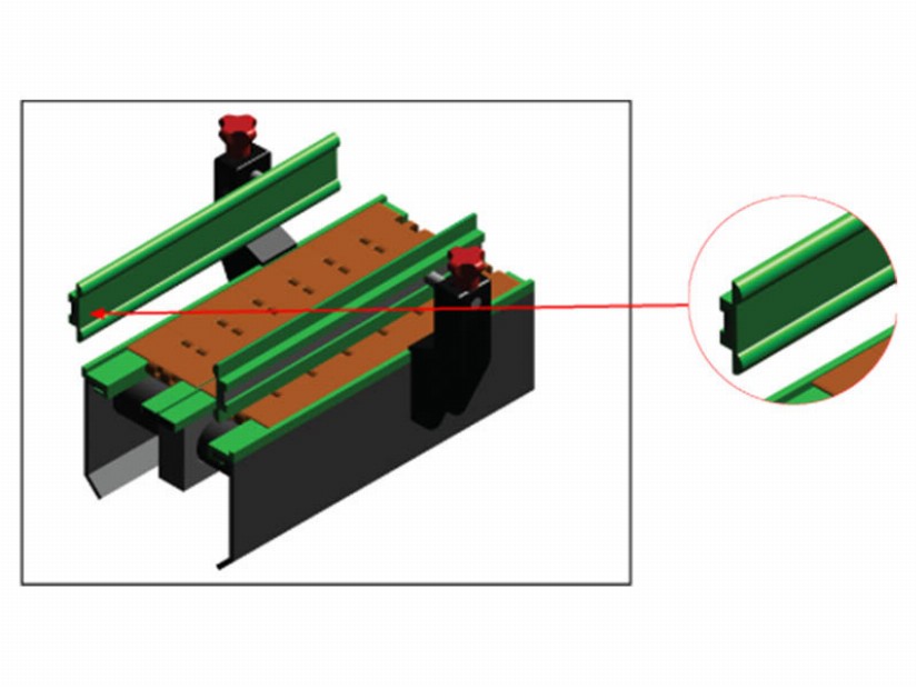 Double Ear C Profile Alpolen 1000 - Conveyor part